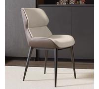 4 Piece Thick Upholstered Dining Chairs with Armrests & Backrests Metal Legs Casual Kitchen & Living Room Seating Perfect for Dining Rooms & Restaurant Reception