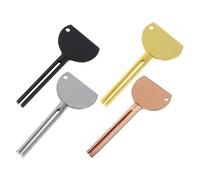 4-Piece Toothpaste Tube Squeezer, Metal Tube Squeezer, Simple Solid Color Squeezer, Convenient Tube Squeezer Tool, Multi-Functional Tube Squeezer