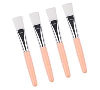 4-Piece Travel Friendly Make Up Brush Set Soft Synthetic Fibres Professional Cosmetic Tools Compact Mask Applicators Travel-friendly Cosmetic Brush Set