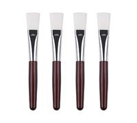 4-Piece Travel Friendly Make Up Brush Set Soft Synthetic Fibres Professional Cosmetic Tools Compact Mask Applicators Travel-friendly Cosmetic Brush Set
