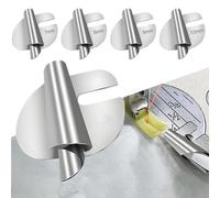 4-Piece Universal Rolled Hem Presser Foot Kit - Stainless Steel Narrow Hemming Feet (7mm, 8mm, 9mm, 10mm) for Household, DIY & Industrial Sewing Machines
