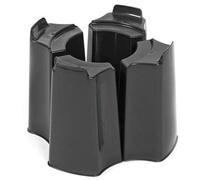 4 Piece Water Butt Stand for 100L Slimline Space Saver & 150L Moroccan Beehive Water Butts - Raised Rainwater Tank Base for Easier Tap Access, Watering Can Filling and Stable Support - Black