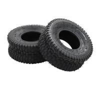 4 Piece Wheelbarrow Tyre and Hose Set 15x6.00-6 4PR Rubber Puncture Proof Replacement Tyres with Valve, Heavy Duty Accessories for Wheelbarrow, Garden Trolley, Transport Trolley, Easy Assembly