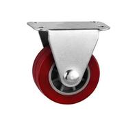 4 Pieces 1" 1.25" 1.5" Lightweight Polyurethane Wheels Universal Silent Rubber Casters for Furniture Smooth Rolling Durable Perfect for Easy Movement
