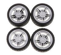 AWHAO 4 Pieces 1.57 Inch RC Car Wheel Soft Rubber Tyres for Car DIY
