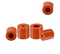 4 Pieces 3D Printer Silicone Solid Spacer High Temperature Hot Bed Leveling Column For CR-10 CR10S Ender-3 3D Printer Parts distinctive(Rot,8 pcs)