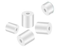 4 Pieces 3D Printer Silicone Solid Spacer High Temperature Hot Bed Leveling Column For CR-10 CR10S Ender-3 3D Printer Parts distinctive(Nero,4 pcs)