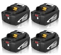 【4 Pieces】5500mAh Replacement for Makita 18V Battery 5.5Ah BL1860B BL1850B BL1850 BL1845B BL1840B BL1830B BL1845 LXT-400 for Makita Battery 18V with LED indicator