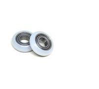 4 Pieces 6x22x7 polyacetal Coated Round Roller BSR60622-7 22mm Diameter 6mm Hole POM Track Guide Wheel 6 * 22 7 Plastic Bearing(BSR68822-7 8x22x7mm)