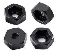 4 Pieces 8 mm to 12 mm Wheel Hex Hub Adapter Big Wheel Conversion Kit for Losi Mini-T 2.0.Mini-B 1/16 1/18 RC Off-Road Car Truck