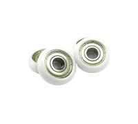 4 Pieces 8x28x10 POM Coated Roller BSR60828-10 28mm Diameter 8mm Shaft POM Wheel 8 * 28 * 10 Rowing Machine seat Pulley