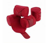 4 Pieces Adjustable Horse Leg Wraps , Red , 200 Cm X 12 Cm, 4-Piece Set