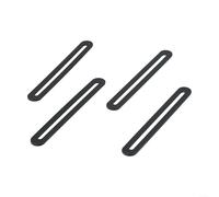 4 Pieces Adjustable Perforated Plate Flat Connectors with Slotted Hole for Strengthening Furniture and Hardware Connections