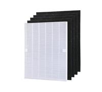4 Pieces Air Purifier Parts Carbon Pre-Filters and 1 Piece Main Filter ，Compatible for Winix ，115115 5300 5500 6300