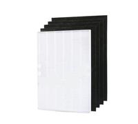 4 Pieces Air Purifier Parts Carbon Pre-Filters and 1 Piece Main H13 Filter,Compatible for Winix,for 115115 5300 5500 6300
