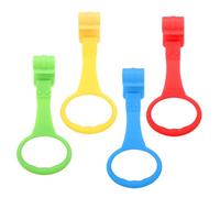 4 Pieces Anneau Parc Bebe, Parc Bebe, Anneau de Lit Bébé, Anneaux pour Lit Bébé et Parc, Anneaux de Berceau en Plastique, Anneaux pour l'entraînement de l'équilibre, Aider le Bébé à Se Lever du