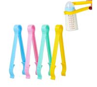 4 Pieces Baby Bottle Tongs, Baby Feeding Bottle Tongs Holder, Heat Resistant Multifunction Bottle Tongs, Bottle Tongs, Skid Bottle Clips, for Bottles, Cups, Bread, Ice Cubes