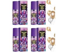 4 Pieces Balloon Gloss Spray, High Shine Balloons Spray, Quick Drying Balloon Shine Sprays, Latex Balloons Gloss Shine Sprays For A Brilliant Appearance