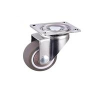 4 Pieces/Batch casters 1 inch TPE casters Lightweight Single Bearing Soft Rubber Wheels Silent wear-Resistant Office