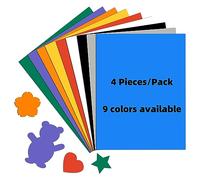 4 Pieces Black Anisotropic Magnetic Sheets,Color Vinyl Sheet Magnets,8.5X11" Colored Crafts Sheets,Teacher Must Haves for Classroom Whiteboard Accessories