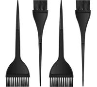 4 Pieces Black Hair Colour Brush Hair Dye Coloring Brush for DIY Hair Coloring Salon Hair Dyeing