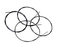 4 Pieces Black Ukulele String Set