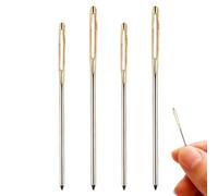 4 Pieces Blunt Needles Steel Large-Eye,Eye Sewing Needles,Yarn Knitting Needles Sewing Needles fit for Tapestry Darning or DIY Crafting,Bodkin Needle