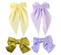 4 Pieces Bow Hairpin, Simple And Versatile Hairpin, Cute And Sweet Hairpin, Women'S Hair Accessories, Hairstyle Accessories.