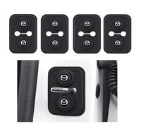 4 Pieces Car Door Latch Cover for Mazda CX-3 CX-5 CX-30 2015-2022 2023, Car Door Lock Cover Protection Foldable Silicone Door Lock Protection Cover Accessories for Cars