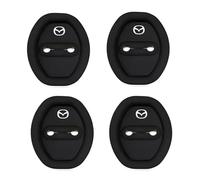 4 Pieces Car Door Latch Cover for Mazda CX-30 2019-2023, Car Door Lock Cover Protection Foldable Silicone Door Lock Protection Cover Accessories for Cars
