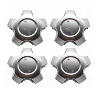 4 Pieces Car Hub Centre Caps for Toyota Land 2002-2007 155MM, Aluminum Wheel Center Caps with Car Logo Emblem Sticker Accessories Wear Resistant Anti Rust