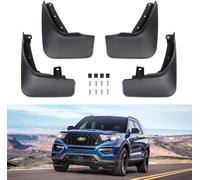4 Pieces Car Mud Flaps Fender for Ford Explorer 2020 2021 2022 2023 2024 2025 Splash Guard Dustproof Scratch-Resistant Front Rear Mudguard No Drilling Required Car Accessories