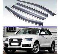 4 Pieces Car Window Wind Deflectors for Audi Q5 8R 2010-2017, Car Side Door Stick-On Deflector Window Visors Side Rain Deflector