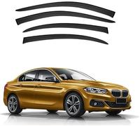 4 Pieces Car Window Wind Deflectors for BMW 1 Series Sedan 2017-2024, Car Side Door Stick-On Deflector Window Visors Side Rain Deflector