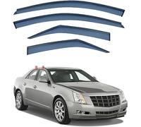 4 Pieces Car Window Wind Deflectors for Cadillac CTS MK2 2008-2013, Car Side Door Stick-On Deflector Window Visors Side Rain Deflector