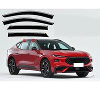 4 Pieces Car Window Wind Deflectors for Ford EVOS 2022, Car Side Door Stick-On Deflector Window Visors Side Rain Deflector