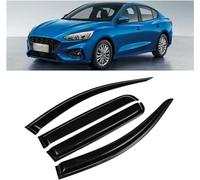 4 Pieces Car Window Wind Deflectors for Ford Focus 4 MK4 2019 2020 2021, Car Side Door Stick-On Deflector Window Visors Side Rain Deflector