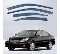 4 Pieces Car Window Wind Deflectors for Lexus ES XV30 2002 2003 2004 2005, Car Side Door Stick-On Deflector Window Visors Side Rain Deflector