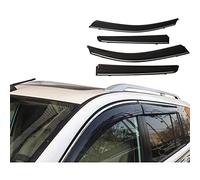 4 Pieces Car Window Wind Deflectors for Mitsubishi Montero Pajero Sport Shogun 2016-2021, ABS Rain Guards Window Visor, Front and Rear Trim Strips Sun Visors Wind Shield Styling Accessories