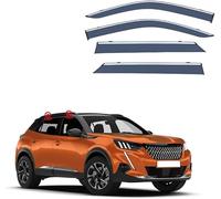 4 Pieces Car Window Wind Deflectors for Peugeot 2008 MK2-P24 2020 2021 2022 2023, Side Door Stick-On Rain Deflector Sun Visors Shield Accessories