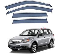 4 Pieces Car Window Wind Deflectors for Subaru Forester SH 2009-2012, Car Side Door Stick-On Deflector Window Visors Side Rain Deflector