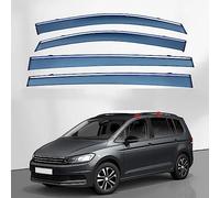 4 Pieces Car Window Wind Deflectors for Volkswagen VW Touran L MK2-5T 2016-2020 2021 2022 2023+, Side Door Stick-On Rain Deflector Sun Visors Shield Accessories