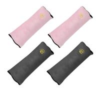 4 Pieces Child Car Seat Belt Pad, Seat Belt Pillow, Infant Car Seat Belt Pad, Black Adjustable Baby Seat Belt, Seat Belt Cover