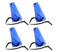 4 Pieces Clarinet Cleaning Cloth, Silk Clarinet Cleaning Sticks with Loop, Practical Clarinet Cleaning Kit for Inside the Tube, Suitable for Piccolo, Flute, Saxophone (Blue)