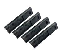 4 Pieces Clarinet Reed Case Plastic Saxophone Reed Case Double Side Clarinet Reed Holder Box Saxophone Reed Holder Storage Box, Black