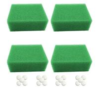 4 pieces compatible filter sponge coarse for Juwel aquarium, nitrates, filter media m, for Juwel Compact/H/Bioflow 3.0/M/Bioflow Super/Bioflow Mini filter sponges