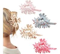 4 Pieces Conch Claw Clip - Claws Hair Clips - Strong Hold Barrette Clips - Non Slip ClawHair Clips Barrettes | For Thick & Thin Hair, 4 Count, Female, Adult Women, Women's Accessories