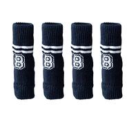 4 Pieces Dog Socks for Small Medium Dogs Knitted Warm Knee Pads Pet Puppy Doggie Knee Protector for Winter