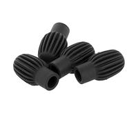 4 Pieces Drum Mute Drumstick Dampener - Retractable Design, Silicone, Practice Without Noise - for Drums, Percussion - Musicians, Practice Enthusias - Black
