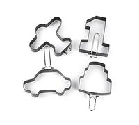 4 Pieces Egg Moulds Omelette Egg Frying Moulds Eggs Pancake Rings Stainless Steel for Fried Kitchen Gadgets Rings for Frying Eggs Nonstick